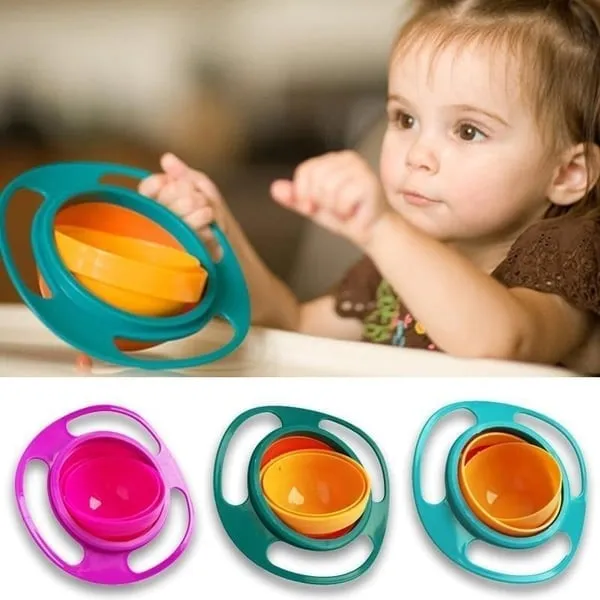 🔥Hot Sale 360° Rotate Spill-Proof Bowl